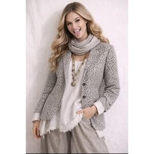 Odd Molly women's jacket cardigan 100% cotton Size 1